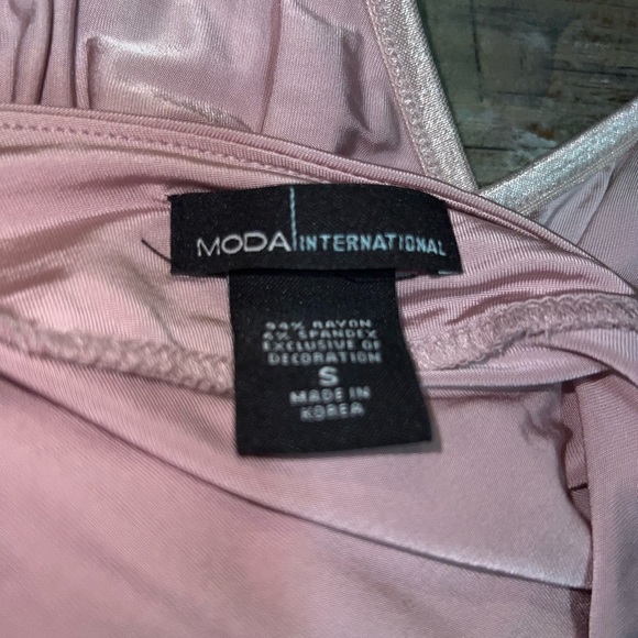 Moda International sexy keyhole cutout bodysuit size small - Picture 5 of 7